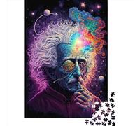 Puzzles for Adults 1000 Piece Cosmic Genius2 Creative Wooden Puzzles-Puzzle Hands-on Game Jigsaw-Family Decoration 1000pcs (75x50cm)