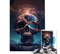 Puzzles for Adults 1000 Piece Cosmic Graveyard Help The Brain Exercise But Fun And Humorous Toy Wall Decor for And from 14 Years And over (38x52cm)