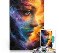 Puzzles for Adults 1000 Piece Cosmic Sovereignty Spielzeug Lernspiele Stressabbau mit passendem Poster und Quizblatt75x50cm