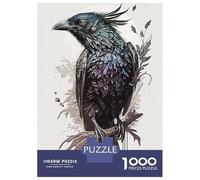 Puzzles for Adults 1000 Piece Crow Drawing Adult Jigsaw Toy Wall Decor But Fun And Humorous Unique Birthday And Xmas Gifts 52x38cm/1000pcs
