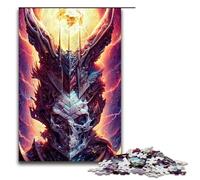 Puzzles for Adults 1000 Piece Crystal Necromancer Pattern Assembly Help The Brain Exercise Addictive Toys to Cultivate Patience 75x50cm