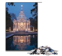 Puzzles for Adults 1000 Piece Crystal Palace Pattern Assembly Help The Brain Exercise Addictive Toys to Cultivate Patience 1000 PCS(38x26cm)