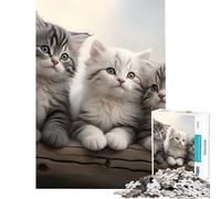 Puzzles for Adults 1000 Piece Curious Little Ones Educational Game Learning Educational Toys Secret Santa Gifts Improve Memory (Size 38x52cm)