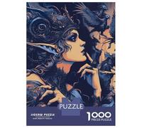 Puzzles for Adults 1000 Piece Dark Fantasy Queen Jigsaw for Adults Relax Games Difficult Hard Unique Birthday And Xmas Gifts 52x38cm/1000pcs