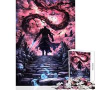 Puzzles for Adults 1000 Piece Dark Knight Ascending Brain Teaser Game Difficult Challenge Anti-Stress Toys Fun Activities at Home (38X26cm)