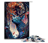 Puzzles for Adults 1000 Piece Deer Enchanted Place Toy Intellectual Game Is Ideal As A Gift for The Whole Family 75x50cm
