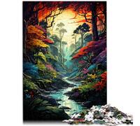 Puzzles for Adults 1000 Piece dense jungle Pattern assembly 26x38cm for is ideal as a gift for the whole family for ages 14+