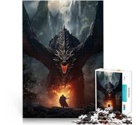 Puzzles for Adults 1000 Piece Dragonborns Legacy Precision Cut 26x38cm with Fully Interlocking Randomly Shaped Pieces for and Age 14 Years Up