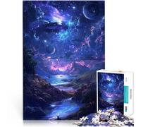 Puzzles for Adults 1000 Piece Dream Planet Toy Intellectual Game 26x38cm deal as gifts for the whole family for 14 year olds