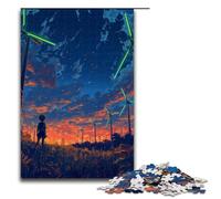 Puzzles for Adults 1000 Piece Electric Meadows Jigsaw Puzzle Home Educational Games DIY Toys Great Gift for Games 1000 PCS(75x50cm)