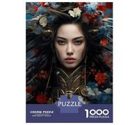 Puzzles for Adults 1000 Piece Elegant Warrior Woman Art Print Jigsaw for Adults Relax Games Difficult Hard Unique Birthday And Xmas Gifts 52x38cm/1000pcs