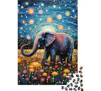 Puzzles for Adults 1000 Piece Elephant Creative Paper Puzzles-Puzzle Hands-on Game Jigsaw-Family Decoration 1000pcs (38x26cm)