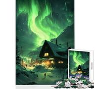 Puzzles for Adults 1000 Piece Emerald Sky Jigsaws for Adults Puzzle Staycation Kill Time for Birthday, Chrismas Birthday And Unique Gifts (38x52cm)