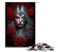Puzzles for Adults 1000 Piece Enchanted With Roses Pattern Assembly Help The Brain Exercise Addictive Toys to Cultivate Patience 75x50cm