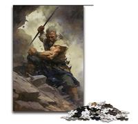 Puzzles for Adults 1000 Piece Epic Greek God Of War Pattern Assembly Help The Brain Exercise Addictive Toys to Cultivate Patience 75x50cm