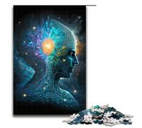 Puzzles for Adults 1000 Piece Esoteric Zen Universe Pattern Assembly Help The Brain Exercise Addictive Toys to Cultivate Patience 75x50cm