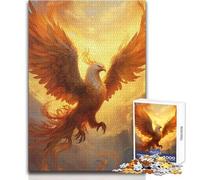 Puzzles for Adults 1000 Piece Eternal Magical Phoenix Peaceful And Satisfying Pastime Perfect Interlock Precision Cut Toy Size 38x26cm