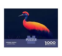 Puzzles for Adults 1000 Piece Exotic Bird with Vibrant Plumage Puzzle for Adults Brain Teaser Game Home Decoration Christmas Birthday Gifts 38x26cm/1000pcs