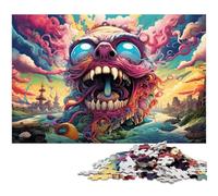Puzzles for Adults 1000 Piece Fantasy Colorful Japanese Monsters Jigsaw Puzzles for Adults Paper Jigsaw Great Gifts for Christmas 1000 PCS(38x26cm)