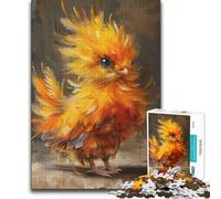 Puzzles for Adults 1000 Piece Fiery Chick Toy Intellectual Game Analysis And Logic Gift Birthday (38x26cm)