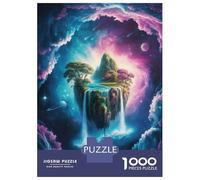 Puzzles for Adults 1000 Piece Floating Island In Space Jigsaw for Adults Relax Games Difficult Hard Unique Birthday And Xmas Gifts 38x26cm/1000pcs