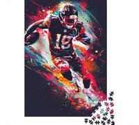 Puzzles for Adults 1000 Piece Football Creative Wooden Puzzles-Puzzle Hands-on Game Jigsaw-Family Decoration 1000pcs (75x50cm)