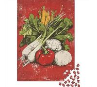 Puzzles for Adults 1000 Piece Fresh Vegetable Variety Pack-1 Puzzle for Adults Relaxing Games Staycation Kill Time Unique Birthday And Xmas Gifts 70x50cm/1000pcs