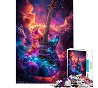 Puzzles for Adults 1000 Piece Galactic Guitar Symphony Educational Game Toys Educational Games Gifts For Birthdays for The Whole Family (size 75x50cm)