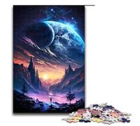 Puzzles for Adults 1000 Piece Galactic Twilight Fantasy Family Fun Puzzle Great Gift for Teenager Age 14 Years Up 75x50cm