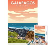 Puzzles for Adults 1000 Piece Galapagos National Park Adult Jigsaw Puzzles Difficult Hard Fun Activities at Home Birthday Present, Gifts, (38x26cm)