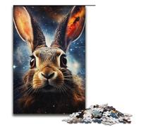 Puzzles for Adults 1000 Piece Galaxies Rabbits Pattern Assembly Help The Brain Exercise Addictive Toys to Cultivate Patience 1000 PCS(38x26cm)