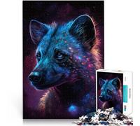 Puzzles for Adults 1000 Piece Galaxy African Hyena Family Fun Puzzle 26x38cm is ideal as gifts for the whole family for teenager Age 14 Up