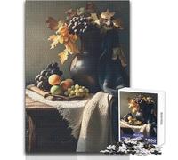 Puzzles for Adults 1000 Piece GENEROUS EVENING Peaceful And Satisfying Pastime Perfect Interlock Precision Cut Toy Size 38x26cm