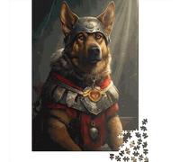 Puzzles for Adults 1000 Piece German Shepherd Creative Paper Puzzles-Puzzle Hands-on Game Jigsaw-Family Decoration 1000pcs (38x26cm)