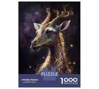 Puzzles for Adults 1000 Piece Giraffe Enchantment Jigsaw for Adults Relax Games Difficult Hard Unique Birthday And Xmas Gifts 70x50cm/1000pcs