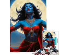 Puzzles for Adults 1000 Piece Goddess Kali Divine Presence Help The Brain Exercise But Fun And Humorous Toy Wall Decor for And from 14 Years And over (50x75cm)