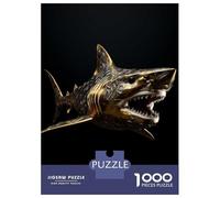 Puzzles for Adults 1000 Piece Gold Dark Animal Jigsaws for Adults Brain Teaser Game Analysis And Logic Fun at Home Activities, 70x50cm/1000pcs