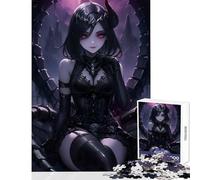Puzzles for Adults 1000 Piece Gothic Spider Girl Jigsaws for Adults Puzzle Staycation Kill Time for Birthday, Chrismas Birthday And Unique Gifts (38x26cm)