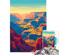 Puzzles for Adults 1000 Piece Grand Canyon Arizona Art Toys Educational Games Educational Game Hand Speed Race Gifts for Women Men (Size 38x52cm)
