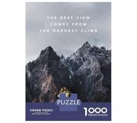 Puzzles for Adults 1000 Piece Hardest Climb Jigsaws for Adults Brain Teaser Game Analysis And Logic Fun at Home Activities, 52x38cm/1000pcs