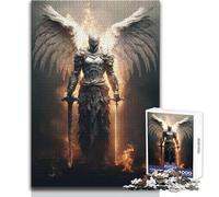 Puzzles for Adults 1000 Piece Holy Knight Peaceful And Satisfying Pastime Perfect Interlock Precision Cut Toy Size 38x26cm