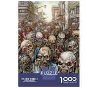 Puzzles for Adults 1000 Piece Horror Street Jigsaw for Adults Relax Games Difficult Hard Unique Birthday And Xmas Gifts 52x38cm/1000pcs