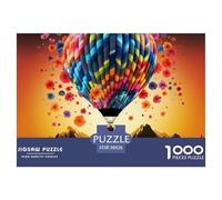。 Puzzles for Adults 1000 Piece Hot Air Balloon Challenge High Difficulty 1000 Piece 。 Puzzles for Adults-Love in The Forest-Birthday Gifts for Women Man 38x26cm/1000pcs