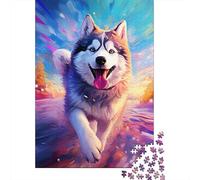 Puzzles for Adults 1000 Piece Huskies Creative Paper Puzzles-Puzzle Hands-on Game Jigsaw-Family Decoration 1000pcs (38x26cm)