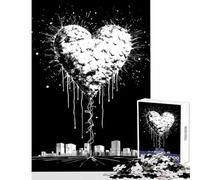 Puzzles for Adults 1000 Piece I Love My City Jigsaws for Adults Puzzle Staycation Kill Time for Birthday, Chrismas Birthday And Unique Gifts (38x52cm)