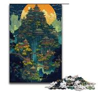 Puzzles for Adults 1000 Piece Japan Fantasy Palace Jigsaw Puzzle Home Educational Games DIY Toys Great Gift for Games 1000 PCS(38x26cm)