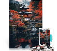 Puzzles for Adults 1000 Piece Japan Landscape Art Made of wood for 14+ DIY Educational Games because it is ideal as a gift for the whole family。size:50x75cm/19.68x29.52inch