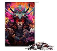 Puzzles for Adults 1000 Piece Japanese Sakura Samurai Jigsaw Birthday Present, Gifts for And Teenager Age 14 Years Up 1000PCS(75x50cm)