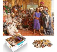 Puzzles for Adults 1000 Piece Jesus Among the Doctors Intellektuelles Spiel denn eignet sich ideal als Geschenk für die ganze Familie38x26cm