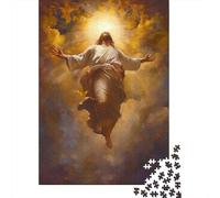 Puzzles for Adults 1000 Piece Jesus Creative Wooden Puzzles-Puzzle Hands-on Game Jigsaw-Family Decoration 1000pcs (75x50cm)